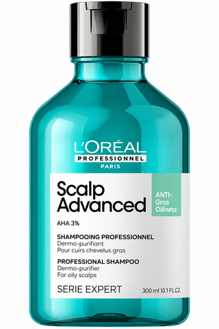 Шампунь очищуючий для жирної шкіри голови L'Oreal Professionnel Serie Expert Scalp Advanced Anti-Oiliness Dermo-Purifier Shampoo 300 мл lp-se-sa-shaodp фото
