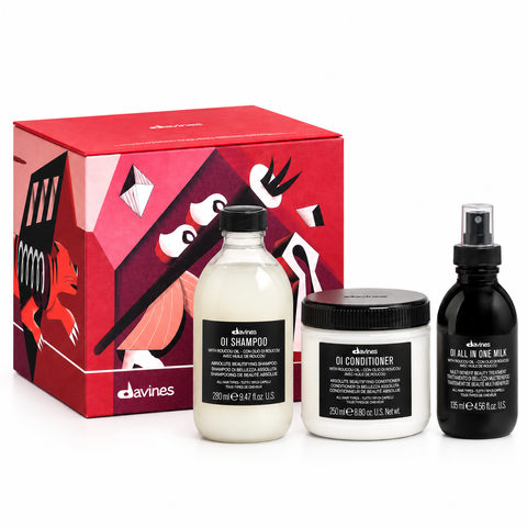 Подарунковий набір Davines OI MILK KIT 2026 &mdash; для гладкості та шовковистості волосся davines-76168 фото