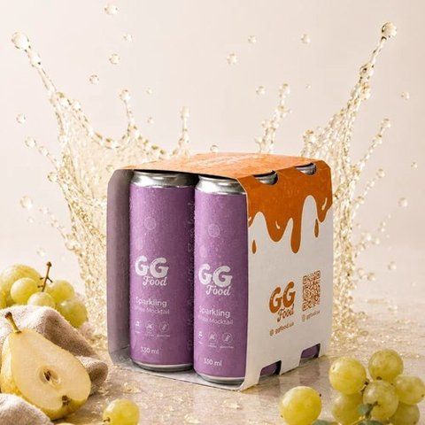 GG Food набір 4 шт напою безалкогольного зі смаком "Просекко" (4х330 мл) ggf-drink-spwhm фото