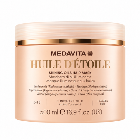 Medavita Huile D&rsquo;Etoile маска з дорогоцінними оліями для блиску та шовковистості волосся, 500 мл medavita-huile-detoile-02521 фото