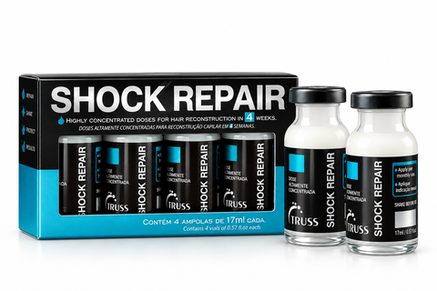 Висококонцентровані ампули для інтенсивного відновлення волосся TRUSS SHOCK REPAIR, 4 &times; 17 мл truss-shr фото