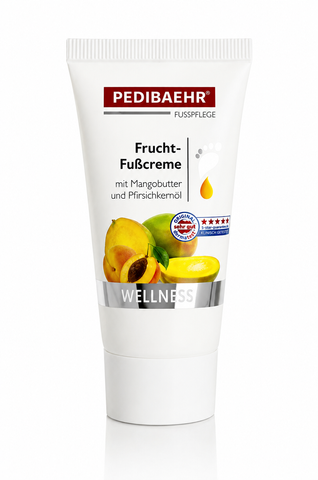 Крем для рук та ніг фруктовий з олією манго та персику Frucht-Fubcreme PediBaehr, 30 мл pb-frf фото
