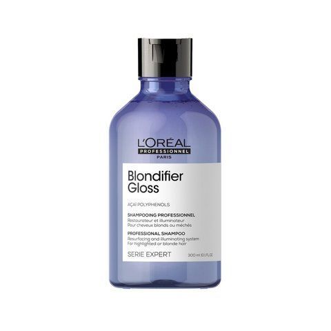 Шампунь для відновлення сяйва волосся L'Oreal Professionnel Serie Expert Blondifier Iluminating Gloss Shampoo 300 мл lp-se-b-igs фото