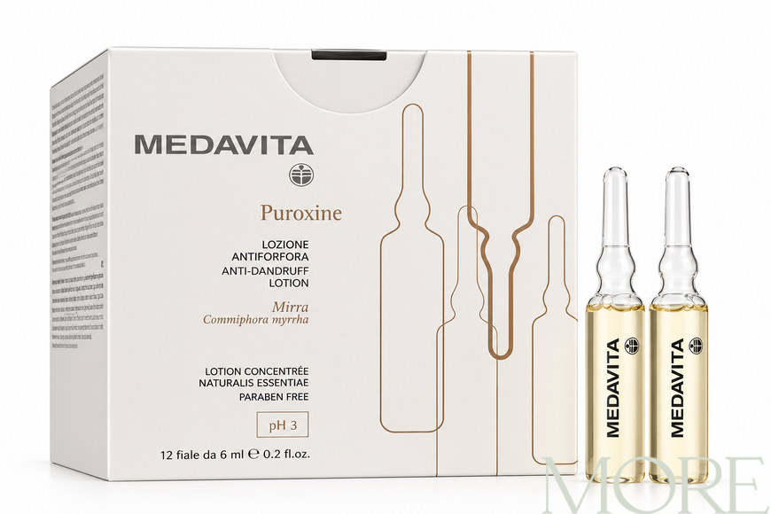 Medavita Puroxine Активный лосьон против перхоти в ампуле, 6 мл medavita-puroxine-a01119 фото