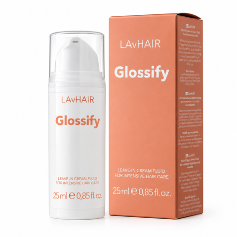 LAvHAIR Glossify &mdash; незмивний крем-флюїд для інтенсивного догляду, 25 мл lavhair-thermal-glossify-25 фото
