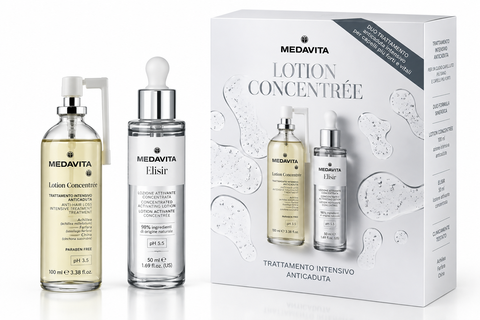 Набор против выпадения волос (спрей и сыворотка) MEDAVITA Lotion Concentr&eacute;e & Elisi&egrave;r, 100 мл + 50 мл 0125106 фото