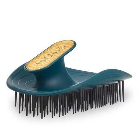 Щітка для кучерявого та хвилястого волосся смарагдова Manta Brush Kinks, Coils & Curls Soft Teal Green manta-bkccs-tgr фото