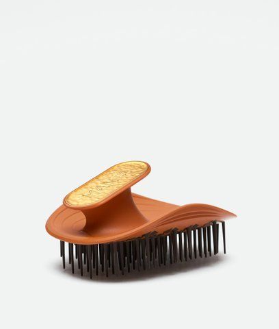 Щетка для кучерявых и волнистых волос оранжевая Manta Brush Kinks, Coils & Curls Soft Amber Orange manta-bkccs-amor фото