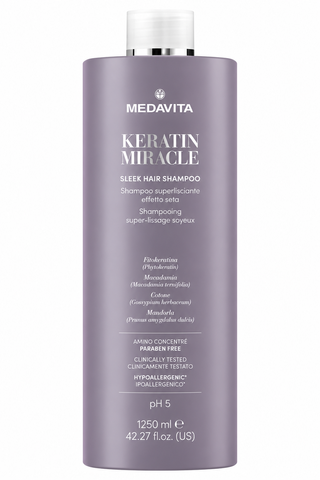 Medavita Keratin Miracle Шампунь ультрарозгладжувальний для пухнастого волосся, 1250 мл medavita-keratin-miracle-02437 фото