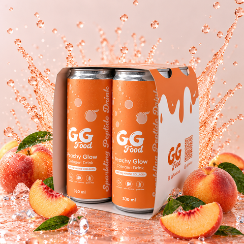 GG Food напиток безалкогольный с морским коллагеном со вкусом "Персик" 4x330 мл ggf-drink-coldrp фото