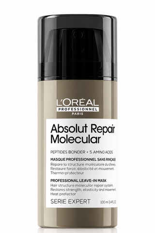 Незмивна маска для пошкодженого волосся L'Oreal Professionnel Serie Expert Absolut Repair Molecular masque leave-in, 100 мл lp-se-arm-mlin фото