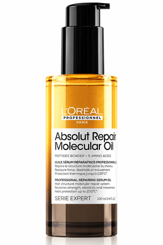 Поживна олійка для волосся для пошкодженого волоссяL'Oreal Professionnel Serie Expert Absolut Repair Molecular Oil, 90 мл lp-se-arm-o фото