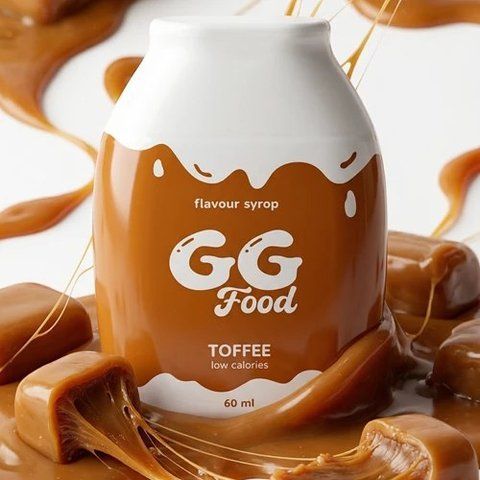 GG Food сироп зі смаком "Тоффі" 60мл ggf-syruptof фото