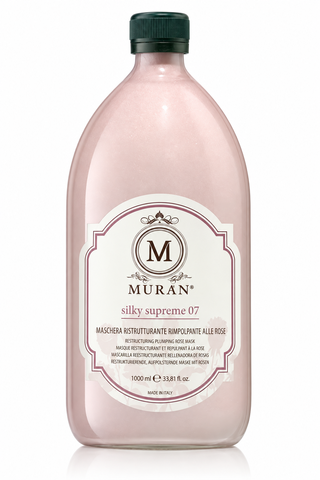 Маска для відновлення та наповнення волосся з трояндами MURAN Silky Supreme 07, 1000 мл MSS07 фото