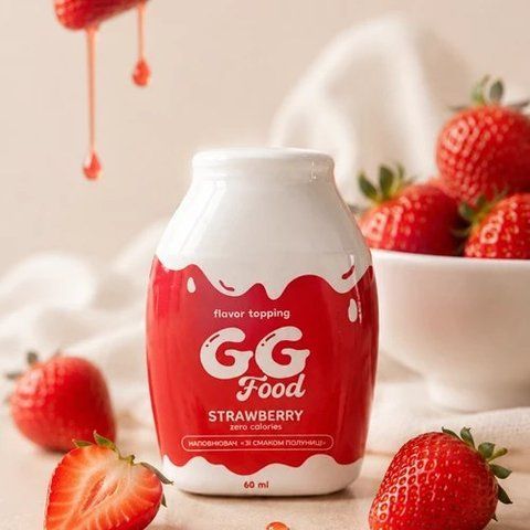 GG Food сироп зі смаком "Полуниця" 60мл ggf-syrupstr фото