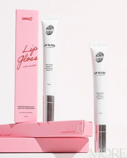 Блеск для губ UNICO LIP GLOSS with menthol AMOUR 12 мл u-lgwm-amour фото